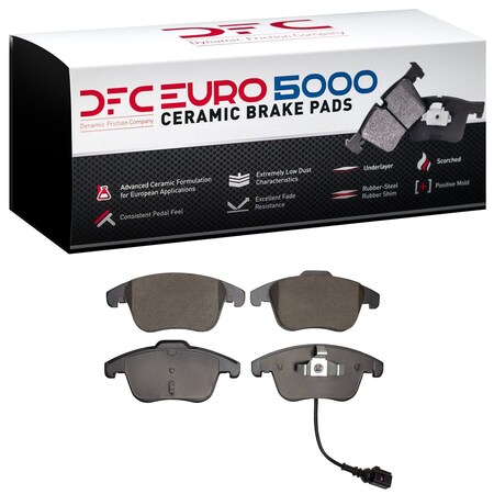 Dfc 5000 Euro Ceramic Disc Brake Pad Set,  1600-1375-00