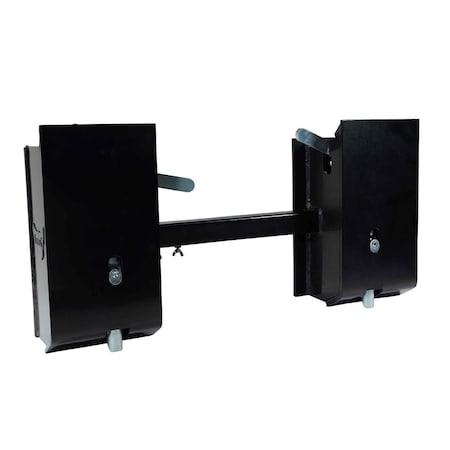 Mytee Products Skid Steer Universal Quick Attach Adapter for Kubota Bobcat - 4000 lbs WLL MPSSRP-ACB-BLK