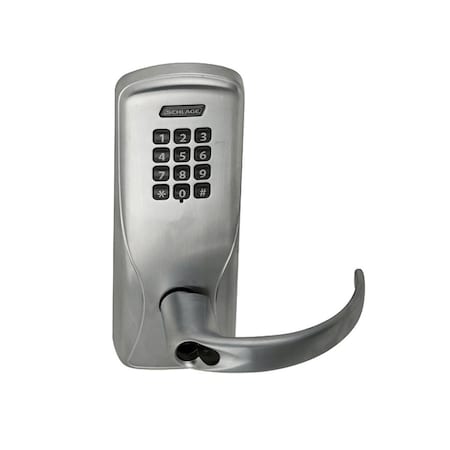 Schlage Electronics CO-100 Standalone Elect Lock, Storeroom Function, Spartan Style Lever, Less Schlage Standard Cyl CO100993R70KPSPA626LRR