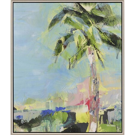 Homeroots Good Morning Beautiful Silver Floater Frame Print Wall Art 525278