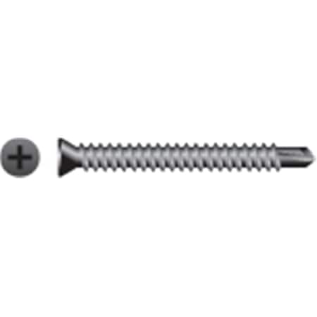 Strong-Point 6-20 x 1.62 in. Phillips Trim Head Screws Phosphate Coated, 5000PK T1P