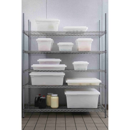 Rubbermaid Commercial FOOD/TOTE BOX 2 GALLON SMFG350700WHT