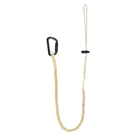 Safewaze 5 lb. Arc Flash Elasticated Tool Tether: Carabiner, Cinch 022-10002