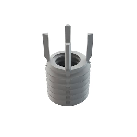 Zoro Select Key Locking Insert, Heavy Wall, 4 Keys, 3/8"-16 Int Thrd Sz, 9/16"-12 Ext Thrd Sz, Steel, 10 PK 215-065904