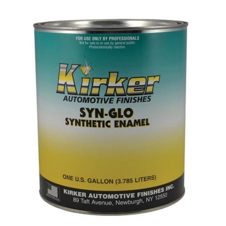 Kirker Automotive Refinishes Chassis Black Synthetic Enamel Topcoat, Gallon 2-75