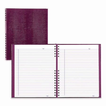 Blueline NotePro Notebook, 1-Subject, Wide/Legal Rule, Dark Raspberry Cover, (100) 10.75 x 8.5 Sheets A10200.RAS