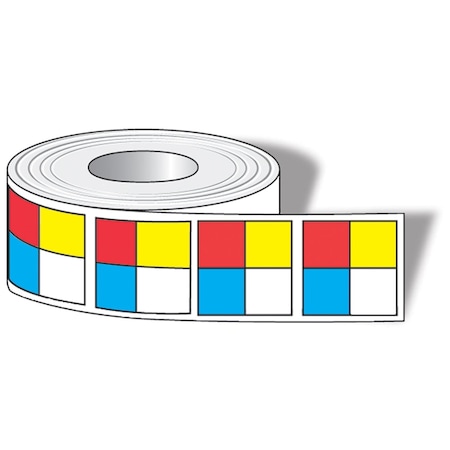 Accuform NFPA DIAMOND ROLL LABEL 2 in  X 2 in  UNIT LZN631EV5