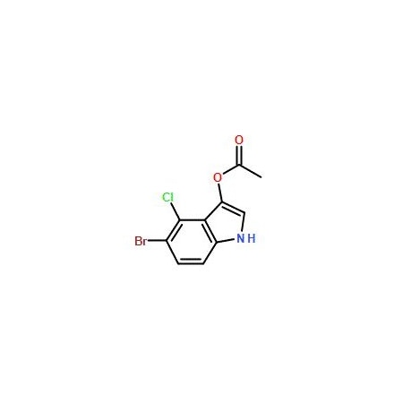 Ak Scientific 5-Bromo-4-chloro-3-indolyl acetate (100mg), CAS 3252-36-6 Z3078-100mg