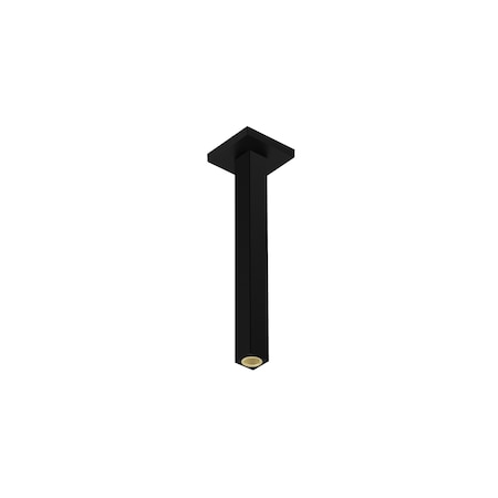 Hansgrohe Pulsify E Extension Pipe for Ceiling Mount E, 12" in Matte Black 24339671