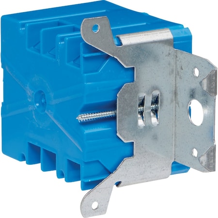 Carlon 2-Gang PVC Molded Old Work Dual Voltage Wall Box 18 Cu. In. E-18-4-DVR