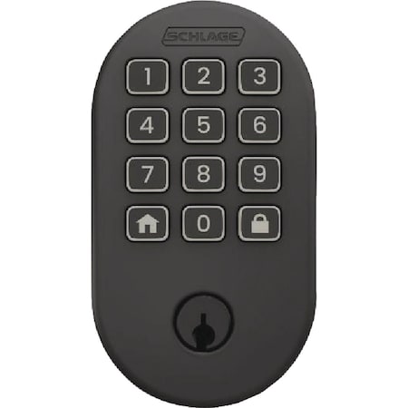 Schlage Arrive Remsen Matte Black Smart WiFi Deadbolt BE459WBVRMN622