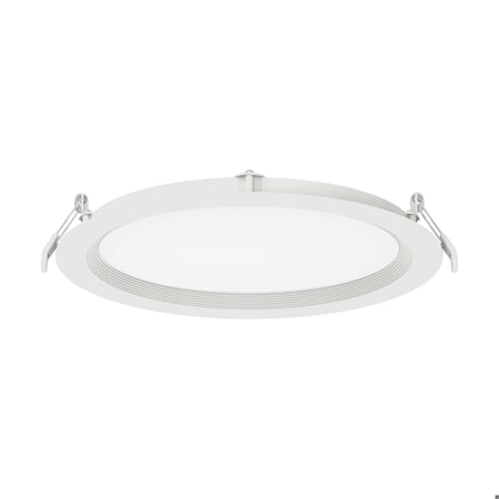 Maxlite SLIM BAFFLE ROUND DOWNLIGHT, 8 INCH, 23W, 120V TRIAC DIMMING, 27/30/35/40/50K CCT SELECTABLE, WHITE SBRD-8R23T9CS-W
