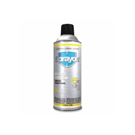 Sprayon LU620 Anti-Seize Compound, 11.25 oz, Aerosol Can, 12PK 425-SC0620000