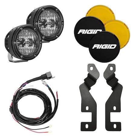 Rigid Industries 4 in. 360 Series Light Mount Kit for 2021-C Ford Bronco Sport Apillar RIG46711