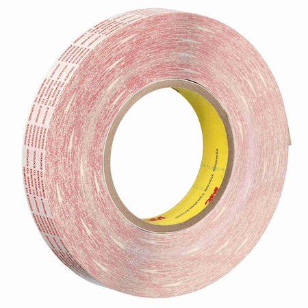3M Double-Sided Film Tape, 1 in W, 60 yd L, 6.5 mil, Polypropylene Film, Double-Sided, 36 PK 476XL