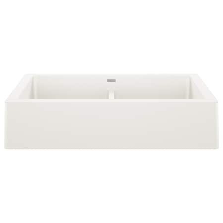 Blanco Vintera 33" Equal Double Apron, White 526550