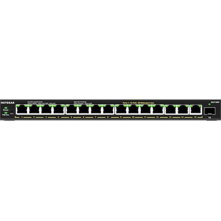 Netgear 16-Port PoE Plus Gigabit Plus GS316EP100NAS