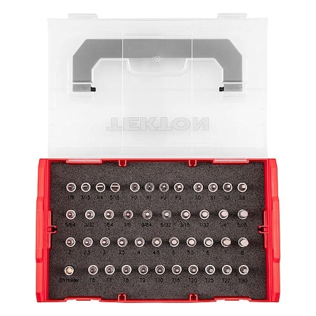 Tekton Socket Set, Steel, 10 1/4 in L SHB90700