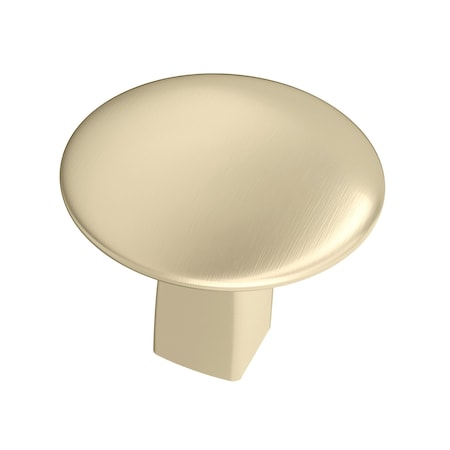 Amerock Riva 1-1/4 in 32 mm Diameter Golden Champagne Cabinet Knob BP55362BBZ