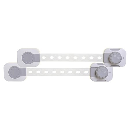 Tee-Zed Products Dreambaby Multi-Purpose Latch, Plastic, Gray/White L1442