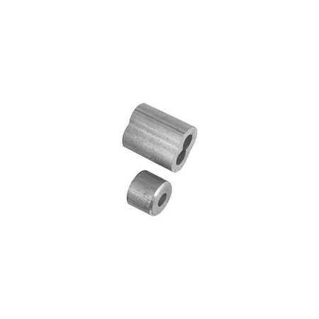 National Hardware Ferrule and Stop Aluminum 520 lb. cap. Silver N283-895