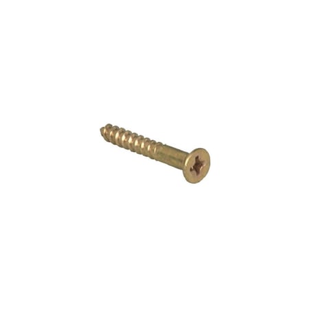 Hillman Wood Screws, Brass, Phillips Head, #8 x 3/4-In , 100PK 385700