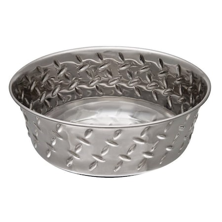 Boss Pet Loving Pets Pet Feeding Dish, 5 qt Volume, Stainless Steel, Silver 7258
