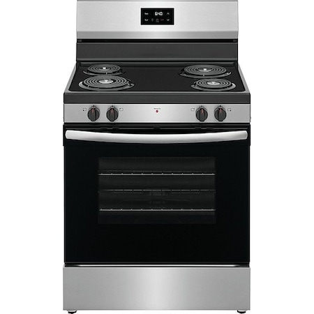 Frigidaire Freestanding Coil Range Stainless FCRC3012BS