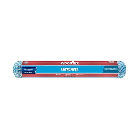 Wooster 18" Paint Roller Cover, 9/16" Nap, Microfiber R524-18