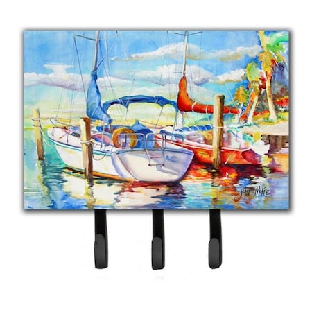 Carolines Treasures Towering Q Sailboat Leash and Key Holder JMK1088TH68