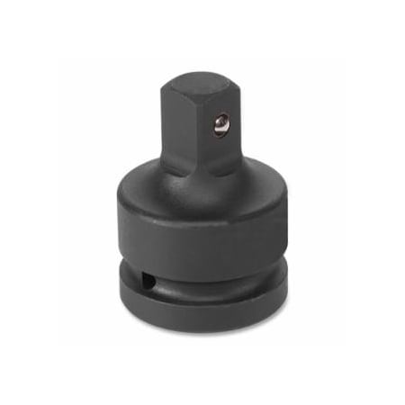 Grey Pneumatic Impact Adapter, With Friction Ball, 1 in Female x 3/4 in Male Drive, Chrome-Molybdenum Alloy Steel 914-4008AB