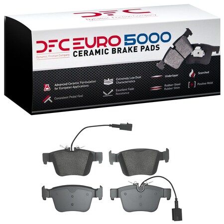 Dfc 5000 Euro Ceramic Disc Brake Pad Set,  1600-1989-10