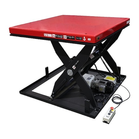 Dayton Scissor Lift Table, 1 1/2 hp, 8 in H 913MY9