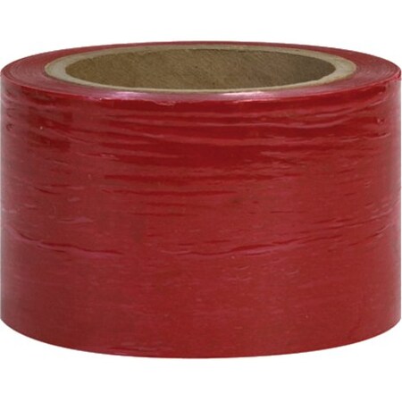 Partners Brand Bundling Stretch Film, 3x80 Gx1000ft, PK18, 3" W x 1000 ft. L, 80 ga., Cast Style, Red TNB303RED