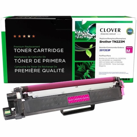 Clover Imaging Group Remanufactured Magenta Toner Cartridge for Brother TN223M 201353P
