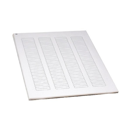 Zoro Select Cyro Label, White, Polypropylene, PK20 GRAING-C17