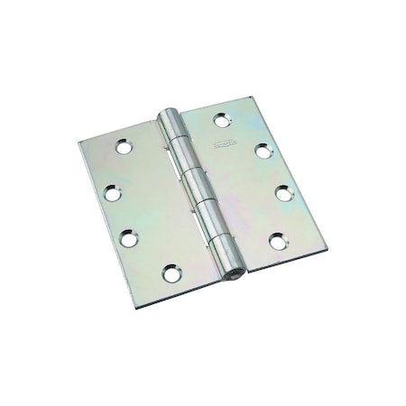 National Hardware Door Hinge, Steel, Zinc, Wall Mounting, 90 lb N140-798