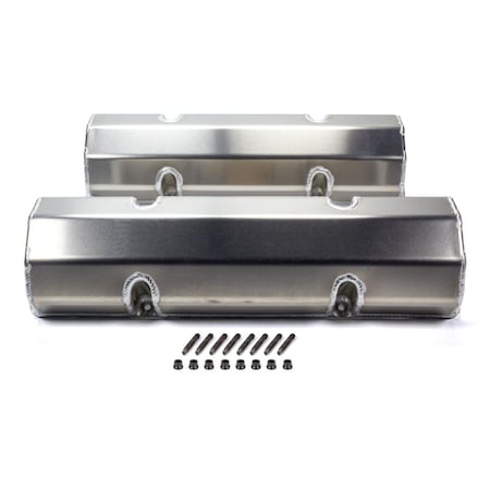 Moroso 68328 Billet Rail Valve Covers without Logo for Small Block Chevy MOR68328