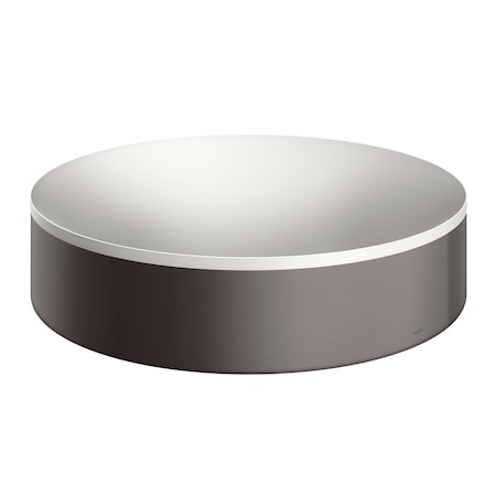 Axor Suite Sinks Round Sink without Overflow, 15 3/4" in Brushed Black Chrome 42001340