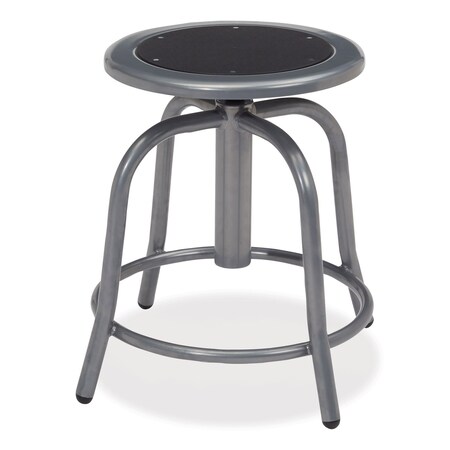 Panel Support Stool Nps Adjustable Metal Seat Swivel Stool, Supports 300lb, 18in to 24in ...