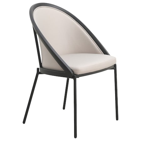Leisuremod Urbane Collection Modern Dining Chair in Light Grey UC21LGR