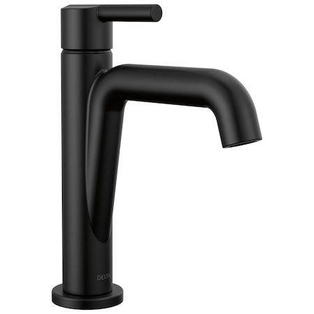 Delta Nicoli Single Handle Bathroom Faucet In Matte Black 15849LF-BL
