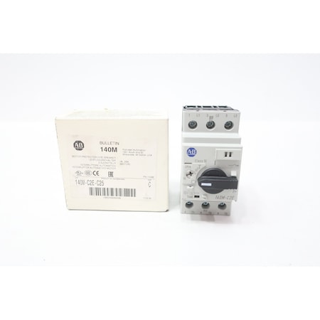 Allen Bradley MOTOR PROTECTOR CIRCUIT BREAKER 18-25A 15HP 140M-C2E-C25