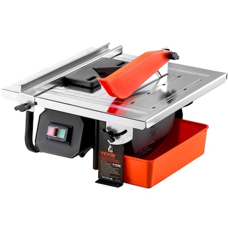 Vevor Wet Tile Saw Tile Cutter 7-inch 65Mn Steel Blade 3500 RPM Induction Motor TC180â…¡