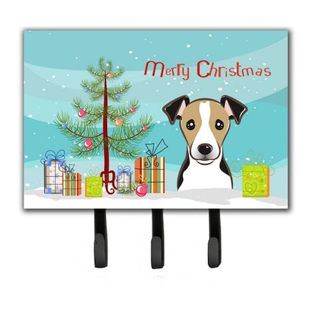 Carolines Treasures Christmas Tree and Jack Russell Terrier Leash or Key Holder BB1633TH68