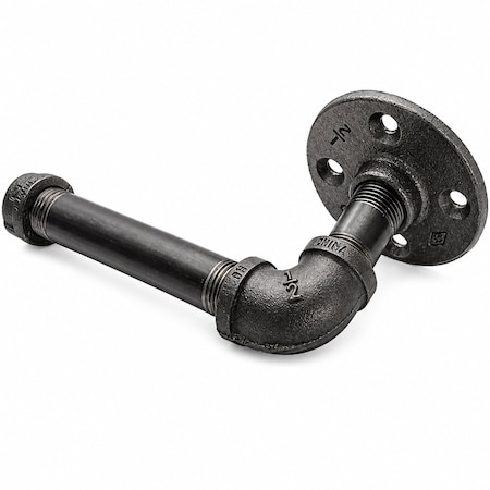 Ironwerks Designs Matte Black Brass Toilet Paper Holder IW-TP1001