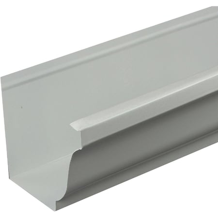 Spectra Metals 5''x10 ' K-Style Wht 0.027 Aluminum Gutter 5KHD10RTW