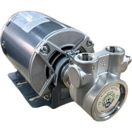 Fluid-O-Tech RotaryVanePump, SS, 260gph, 1/2"InletDia PA811-75M