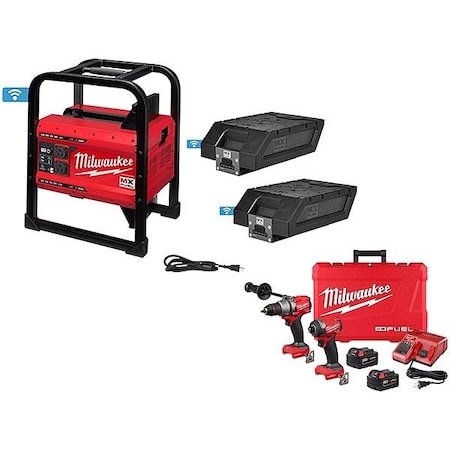 Milwaukee Tool MXFUEL Power Supply + M18 FUEL Combo Kit MXF002-2XC, 3696-22