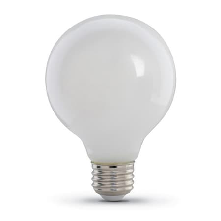 Feit Electric /RP LED Light Bulb, G25 Lamp, 60 W Equivalent, E26 Lamp Base, Dimmable, Frost G2560W930CA/FIL/3
